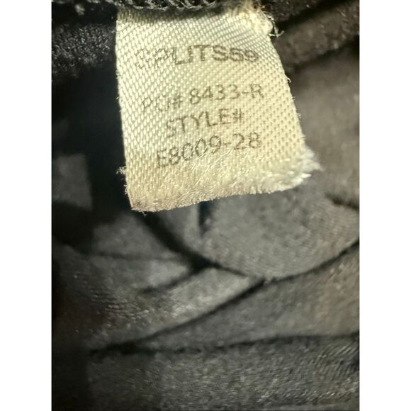 Splits59 Women's Airweight Super High Waist Pull-on Workout Leggings Black 28 - Picture 9 of 10